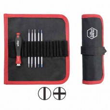Wiha System 4 Reversible Blades Set - Slotted/ Phillips - 6 pcs - 00616